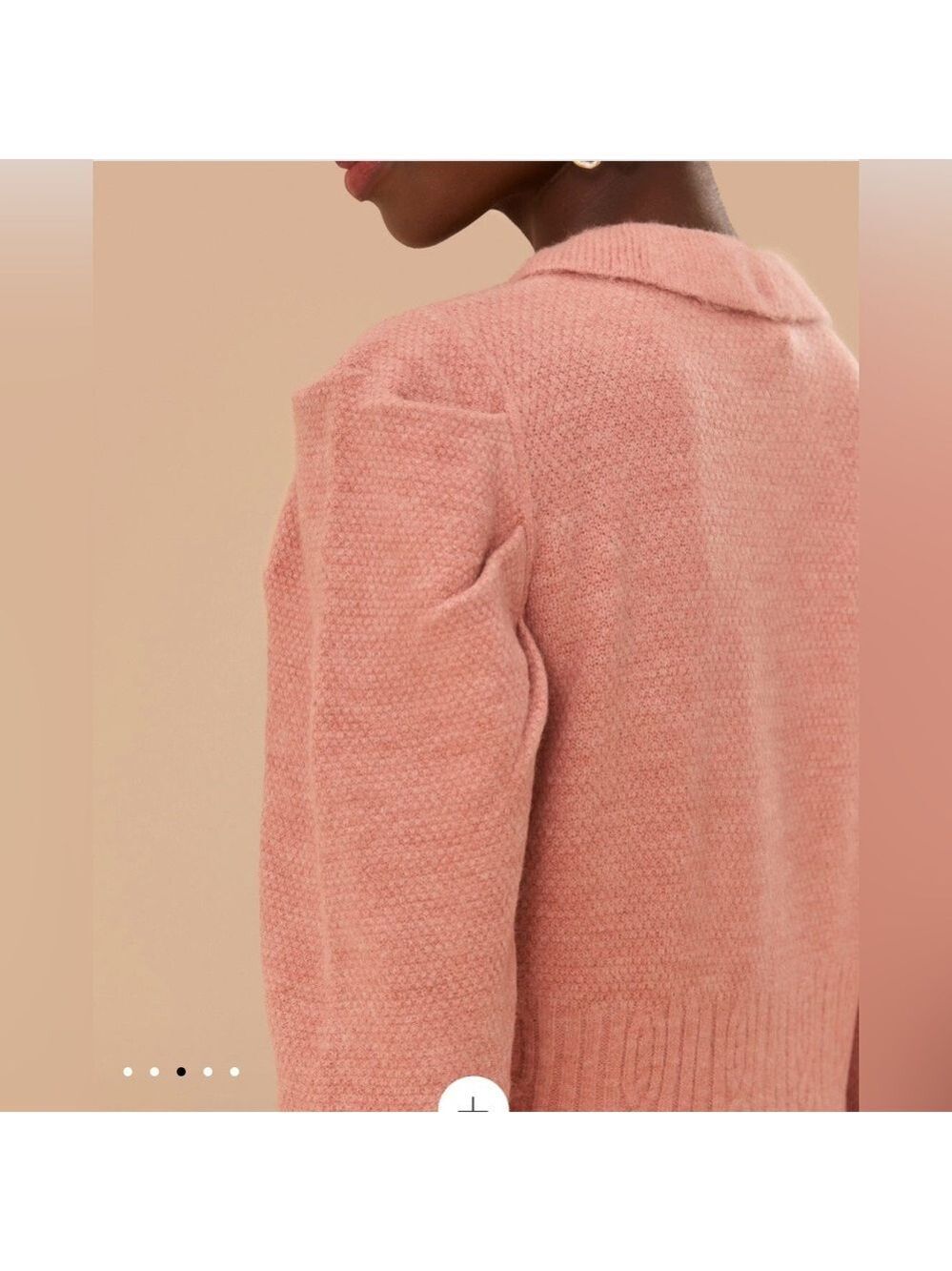 Farm Rio Light Pink Ruffle Knit Cardigan - Picture 5 of 9